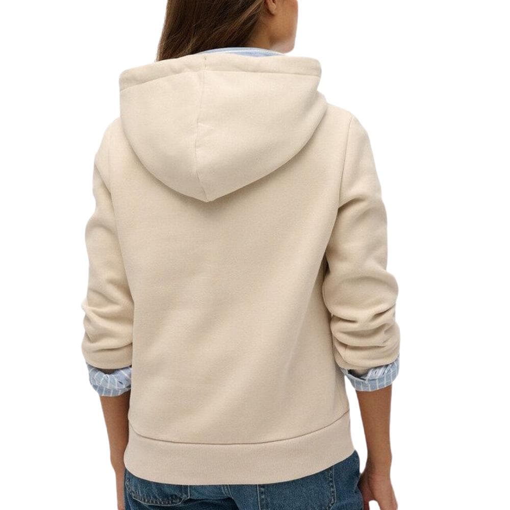 Sweat Beige Femme Superdry High Flyers Hood 2