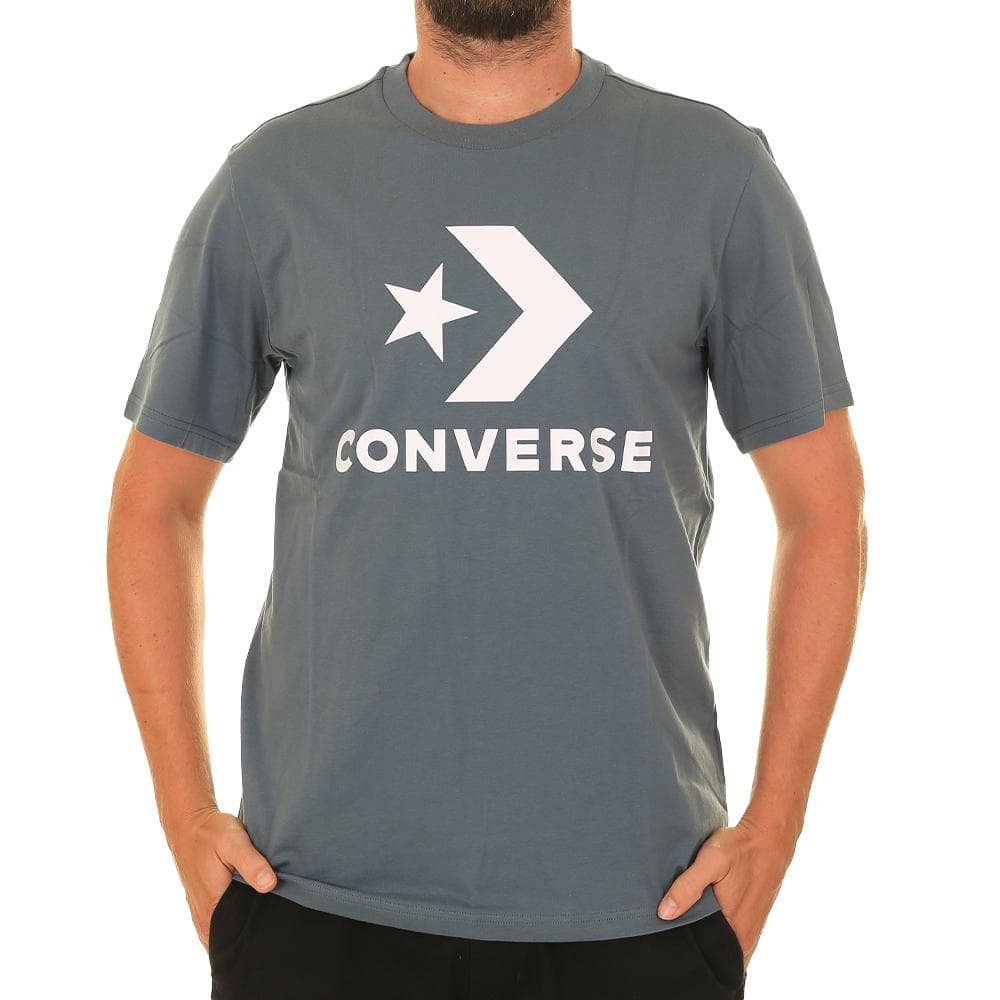 T-Shirt Gris Homme Converse Large 1