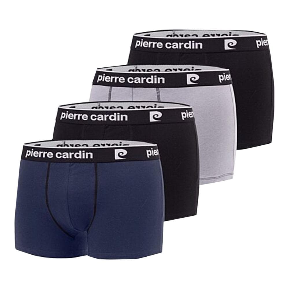 X4 Boxers Noir/Marine/Gris Pierre Cardin Ssvet 1
