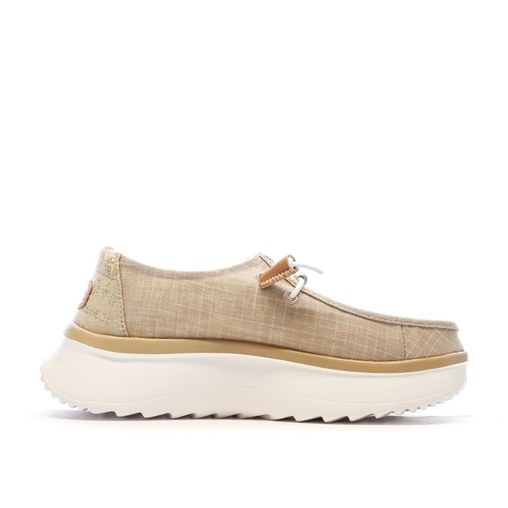 Chaussures Beiges/Dorées Femme Hey Dude Wally Sport Mesh 2