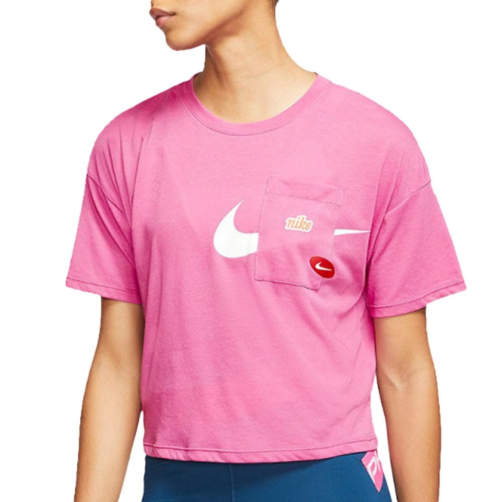 T-shirt Rose Femme Nike Icnclsh 1