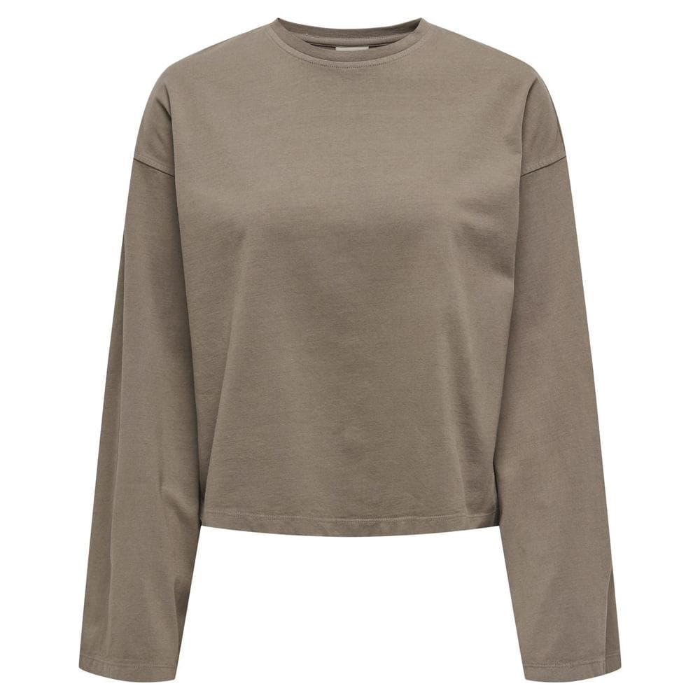 T-Shirt Manches Longues Marron Femme JDY Washed 1
