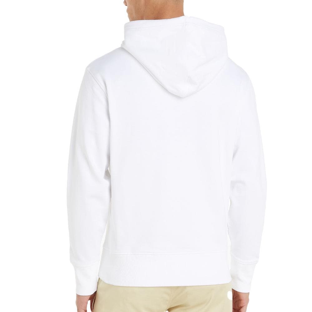 Sweat à capuche Blanc Homme Calvin Klein Jeans Disrupted J30J325429 2