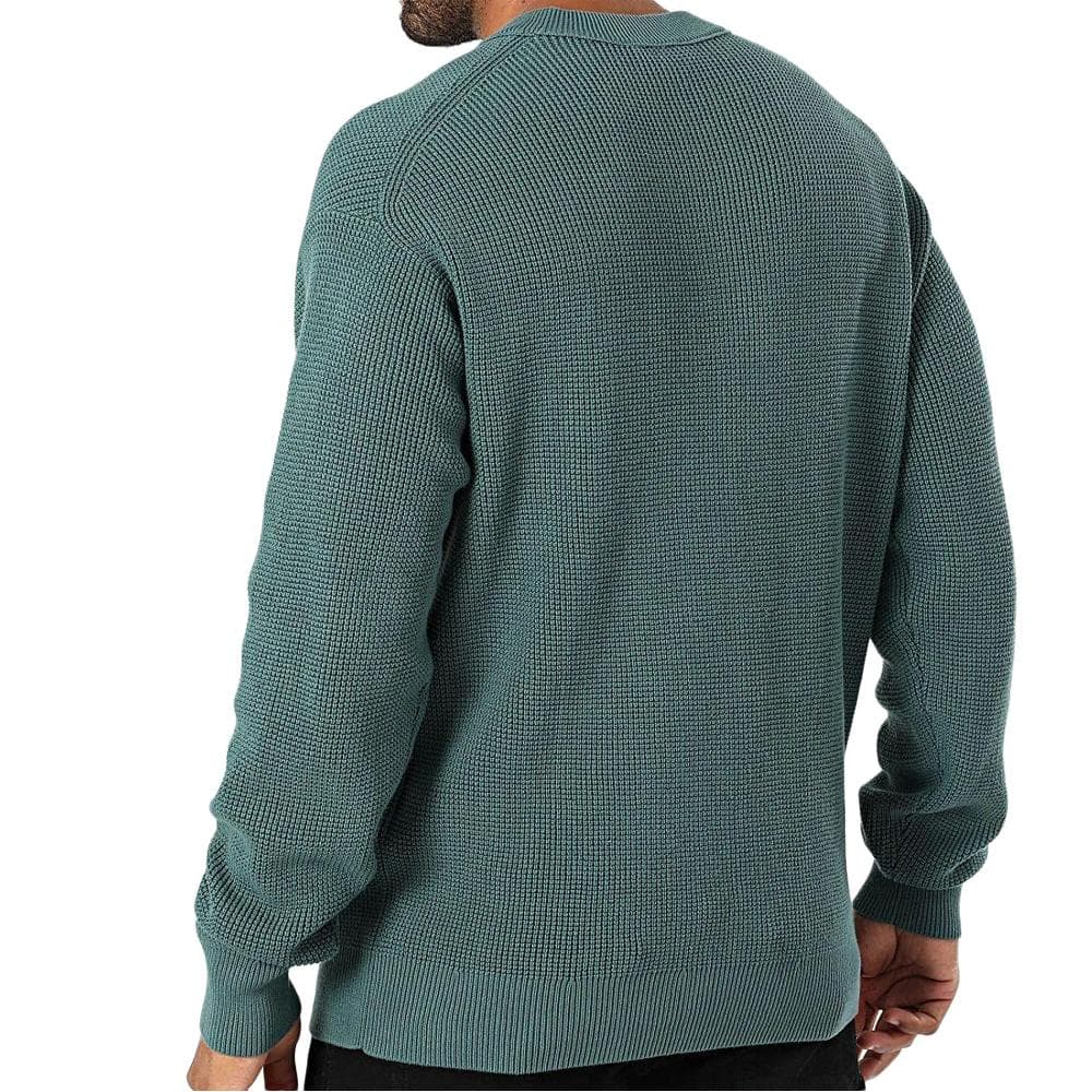 Pull Vert Foret Homme Calvin Klein Jeans Waffle 2