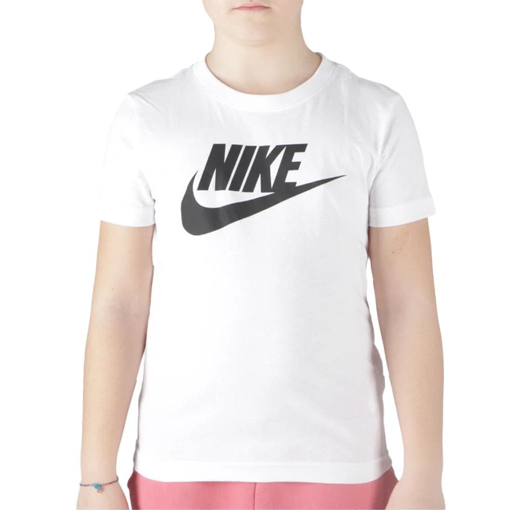 T-shirt Blanc Fille Nike Futura 1