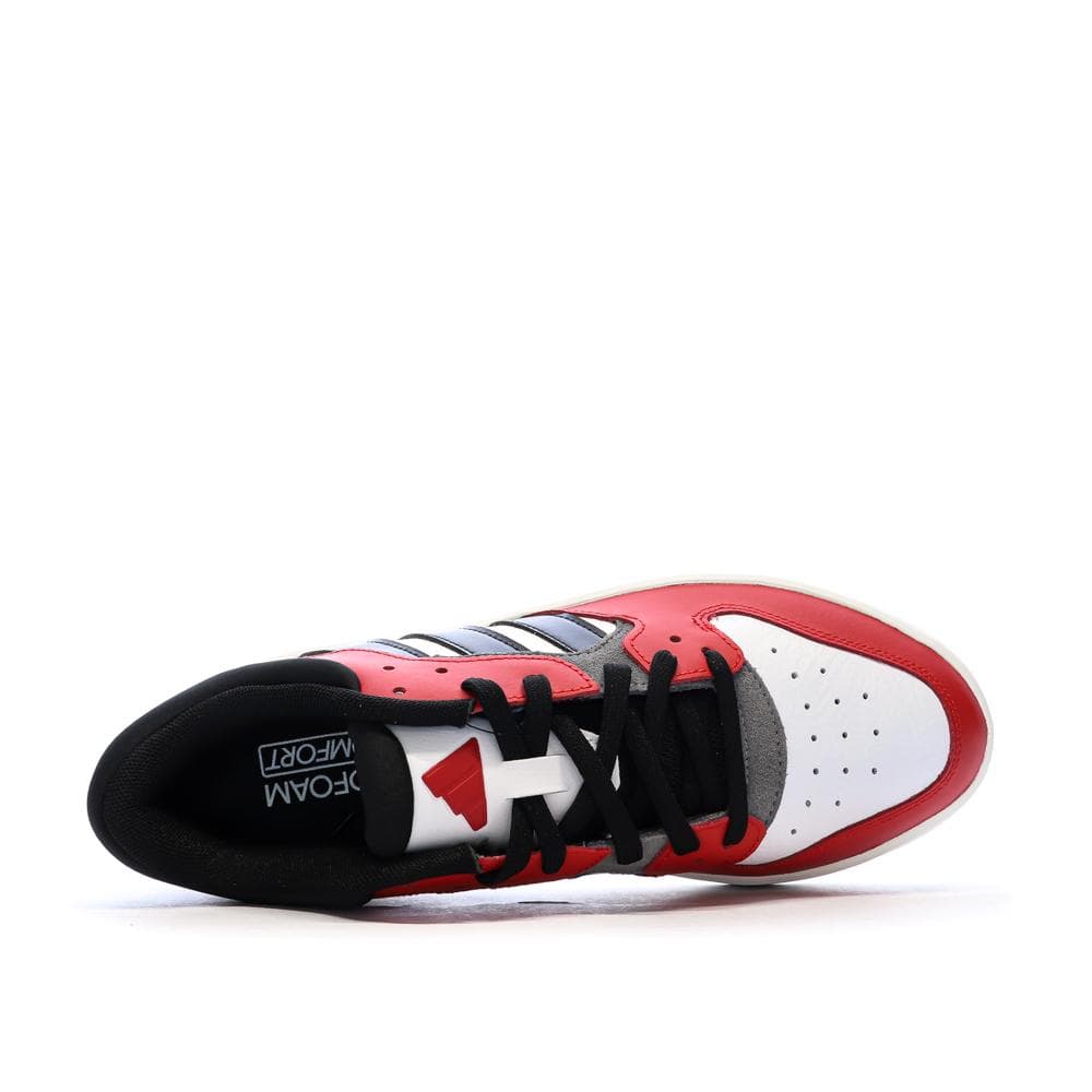 Baskets Blanc/Rouge Homme Adidas Court 24 4