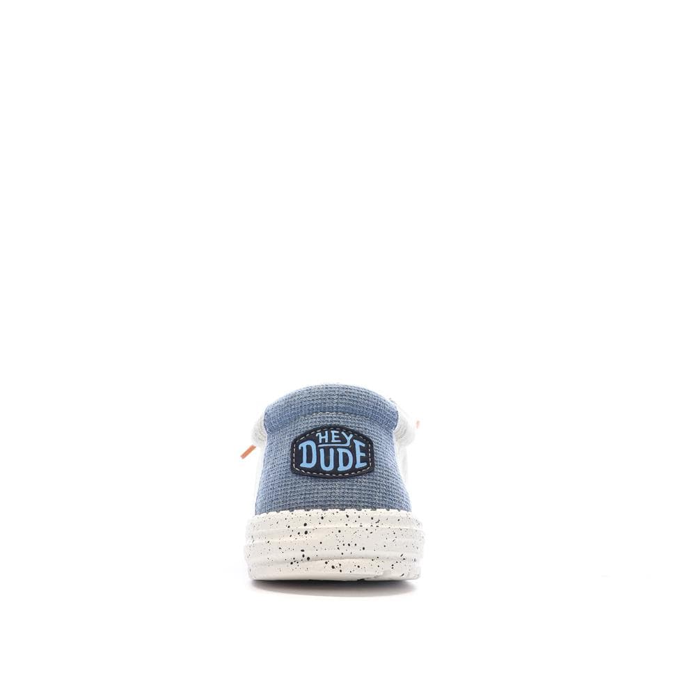 Chaussures Bleues/Grises Chiné Homme Hey Dude Wally Jersey 3