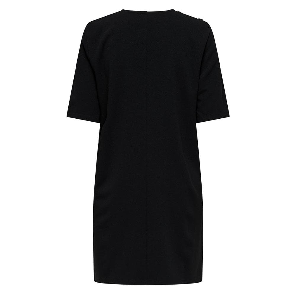 Robe Droite Noir Femme JDY Life Button 2