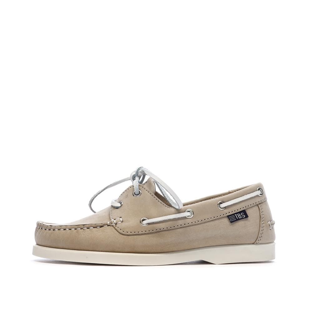 Chaussures bateau Beige Femme TBS Bateau Cow Nubuck London 1