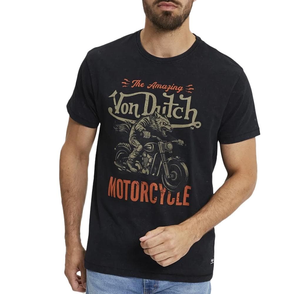 T-Shirt Noir Homme Von Dutch ARTS 1