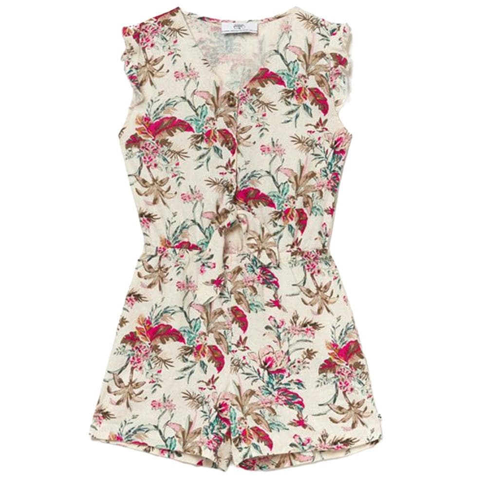 Combishort Beige/Fushia Fille Le Temps Des Cerises Yucagi 1