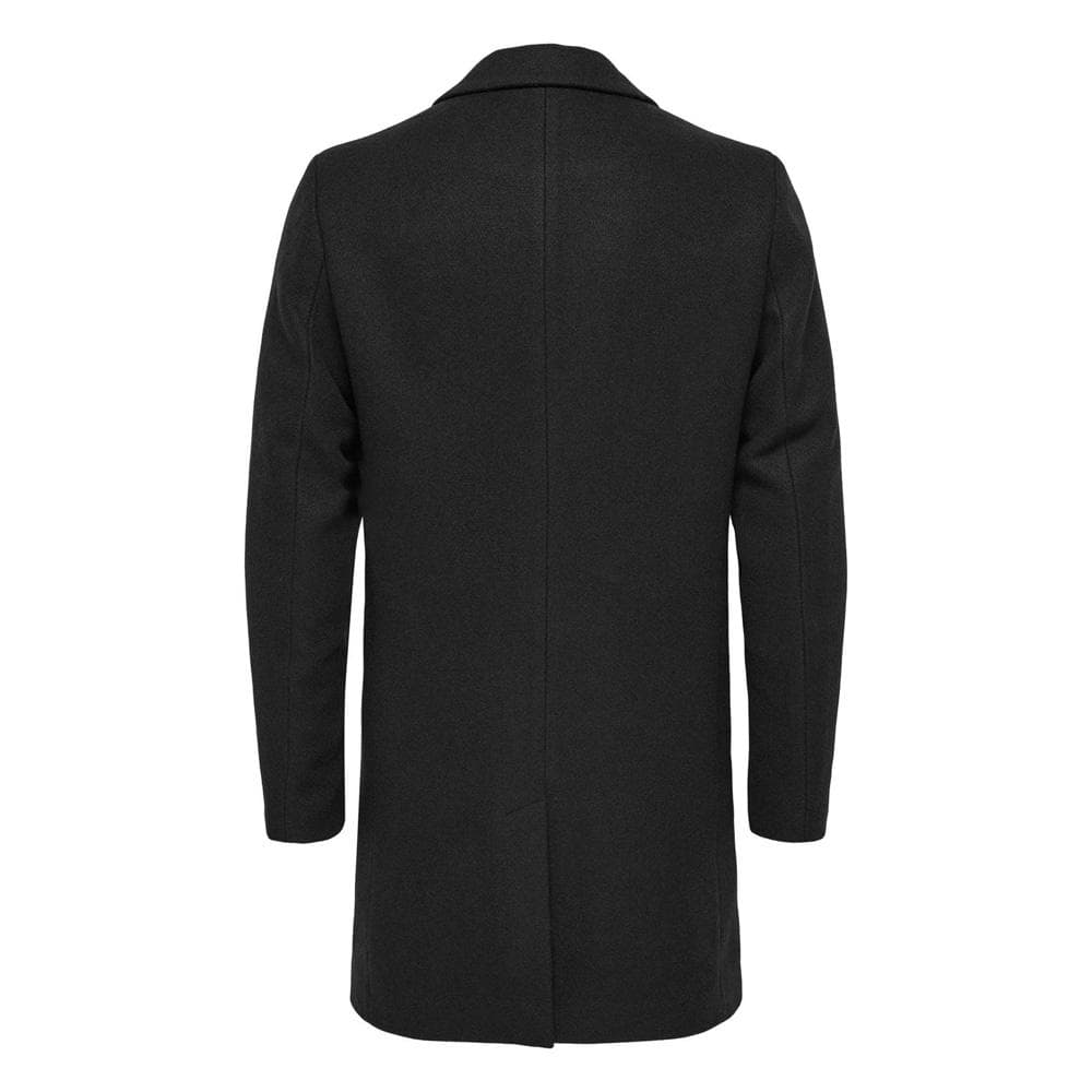 Manteau Noir Homme Only & Sons Maylon 2