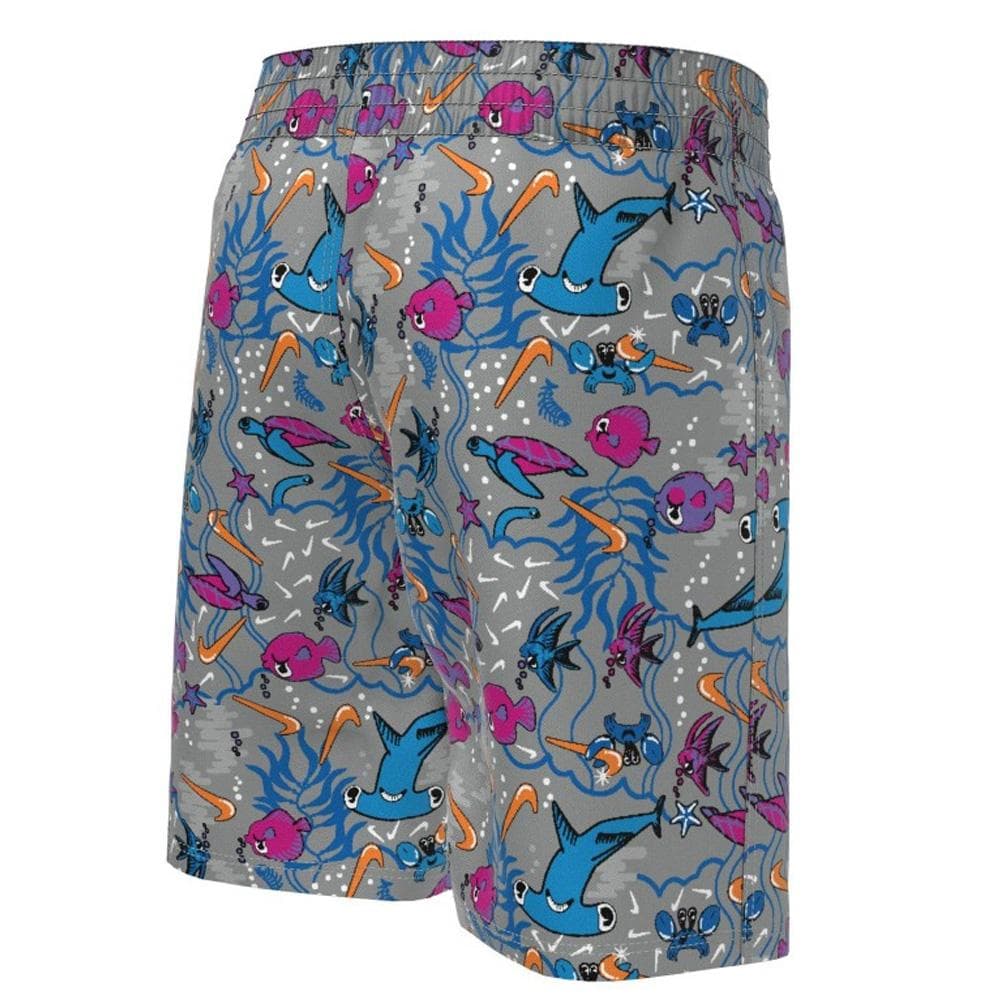 Short de bain Gris/Bleu Garçon Nike NESSC 2