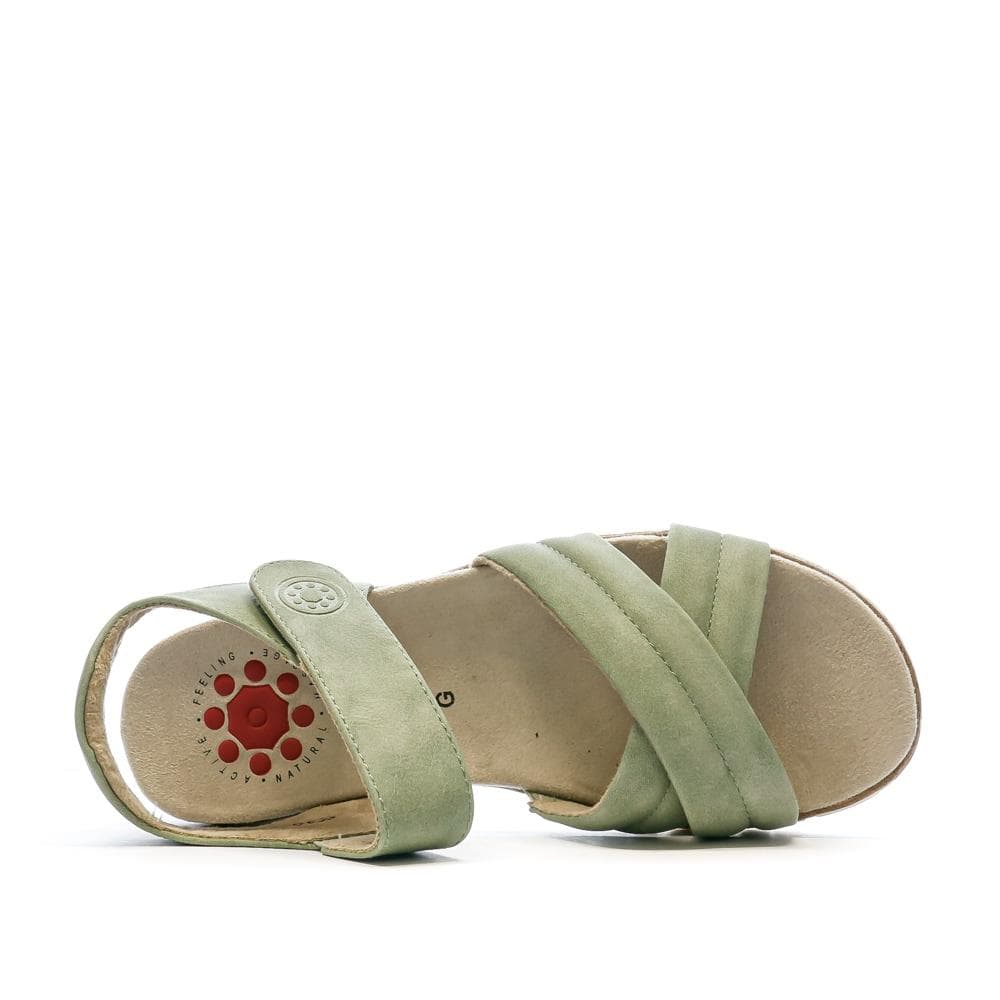 Sandales Verte Femme Relife Layon 4
