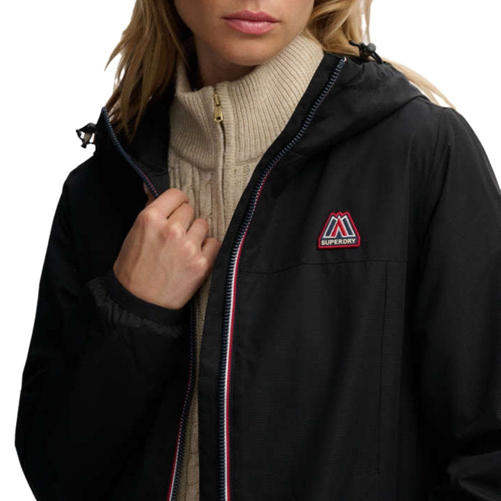 Veste de Pluie Noire Femme Superdry Essential Tri Windbreaker 2