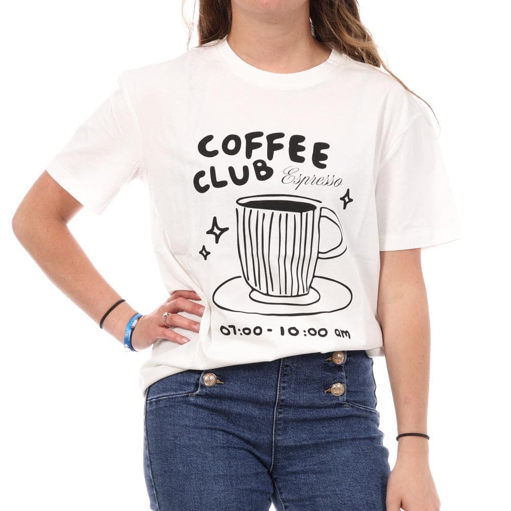 T-Shirt Blanc Femme Vero Moda Fomille 1