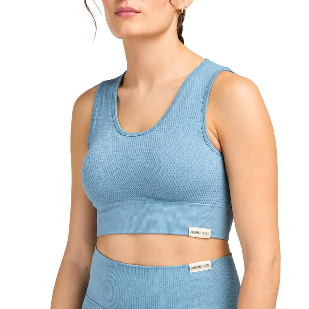Brassière de Sport Bleu Femme No Publik Iris 1