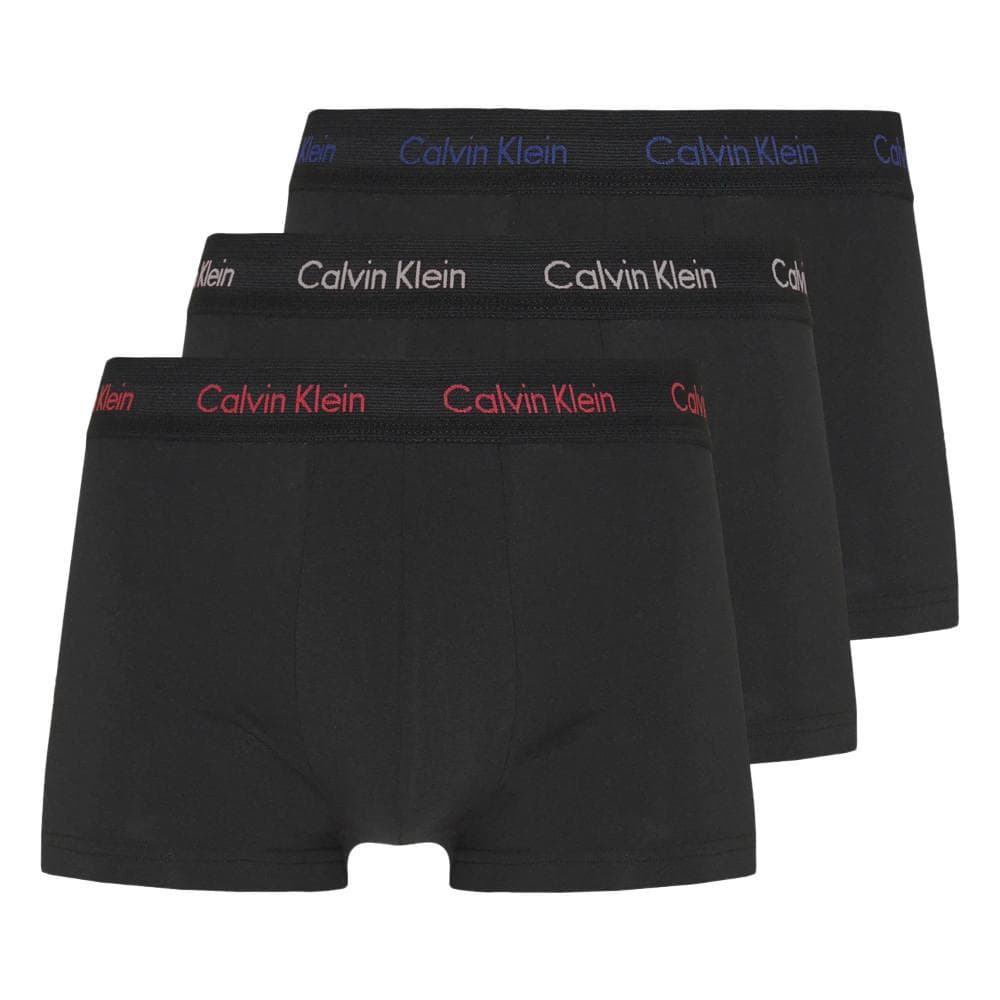 x3 Boxers Noirs Homme Calvin Klein Low Rise 1