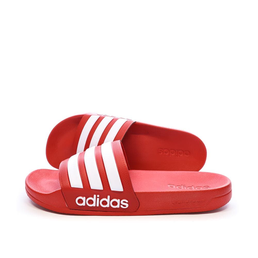 Claquettes Rouges/Blanches Homme Adidas Adilette 1