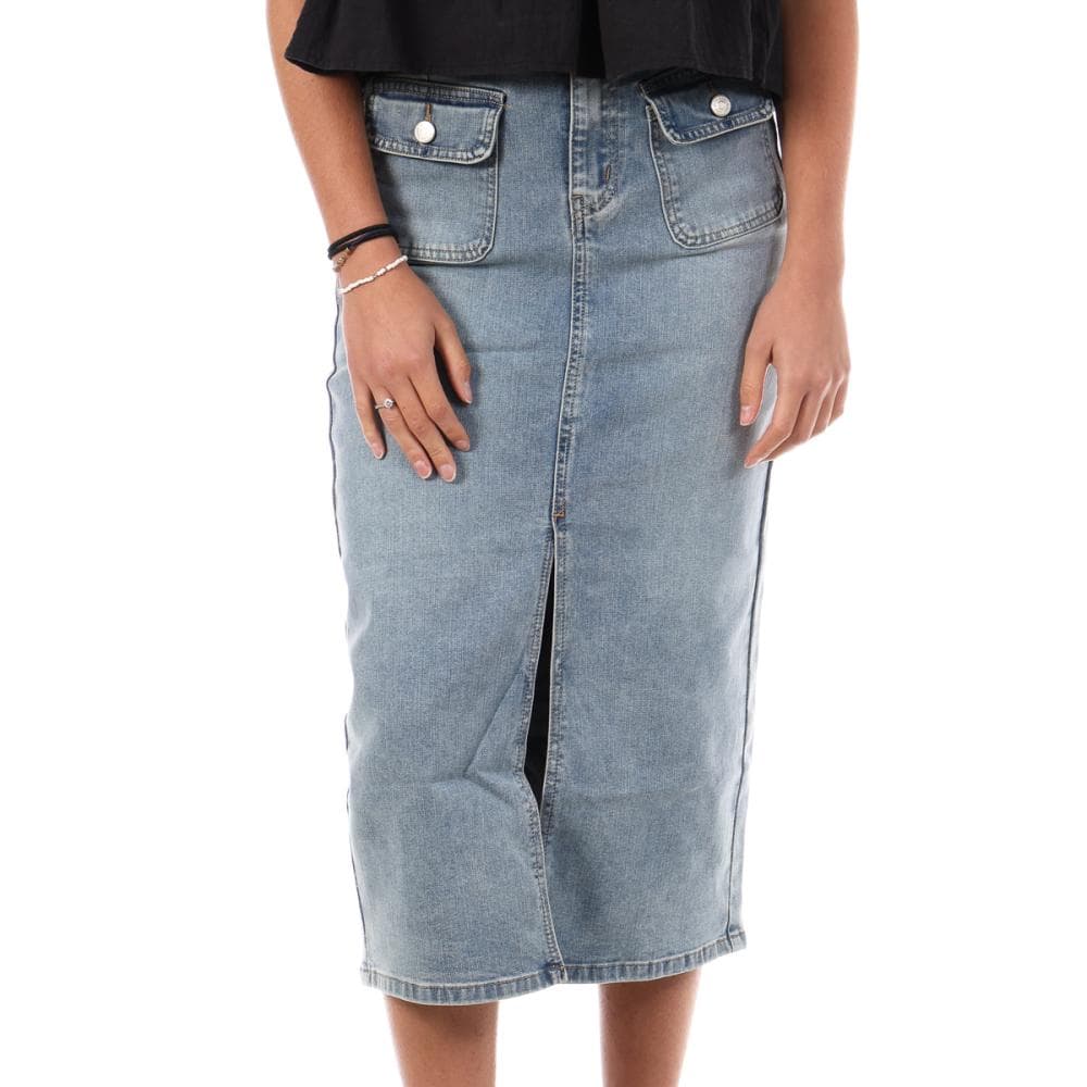 Jupe en Jean Bleu Femme Monday Premium Elephant 1
