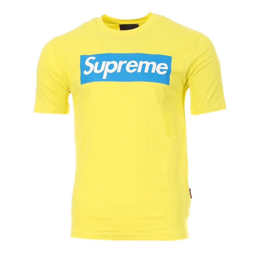 T-shirt Jaune/Bleu Homme Supreme Italfigo 1