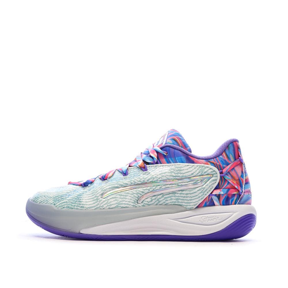 Chaussures de basketball Blanches/Bleu Homme Puma Stewie 1