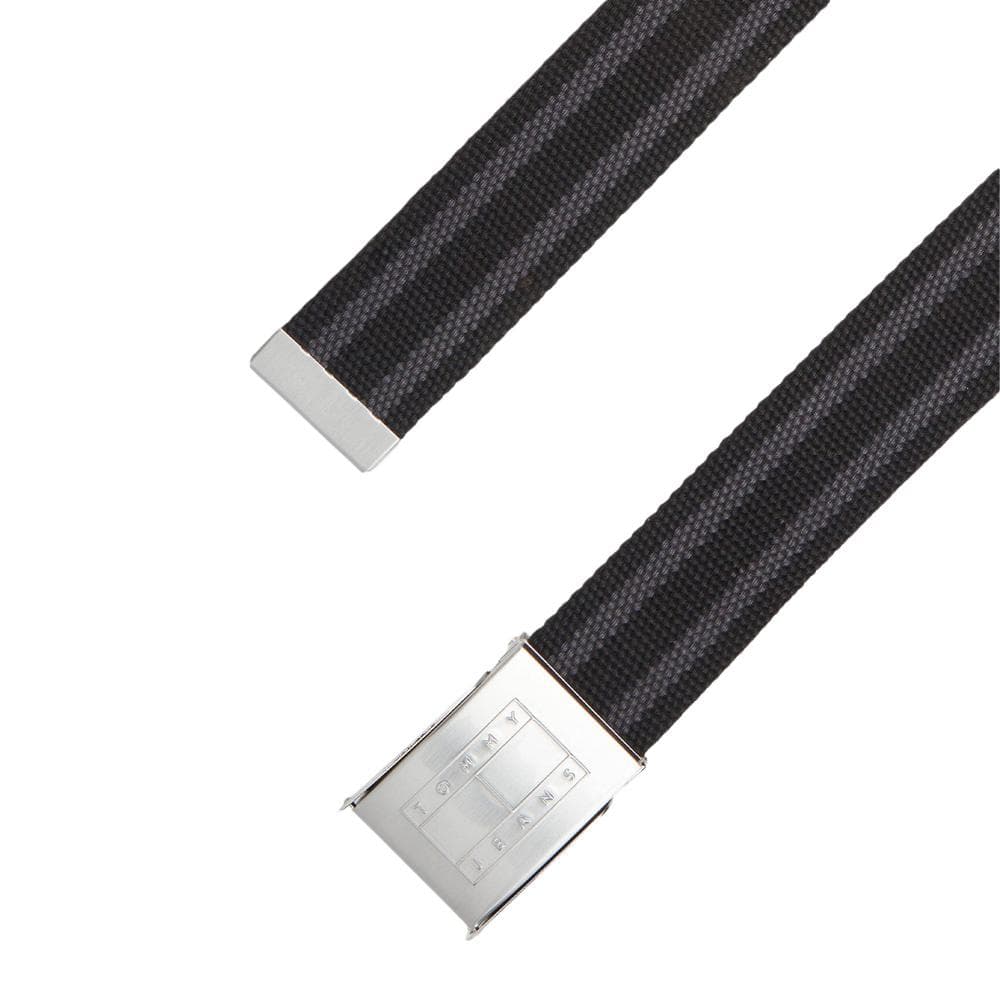 Ceinture Noir/Gris Homme Tommy Hilfiger Daily Stripes - T 2