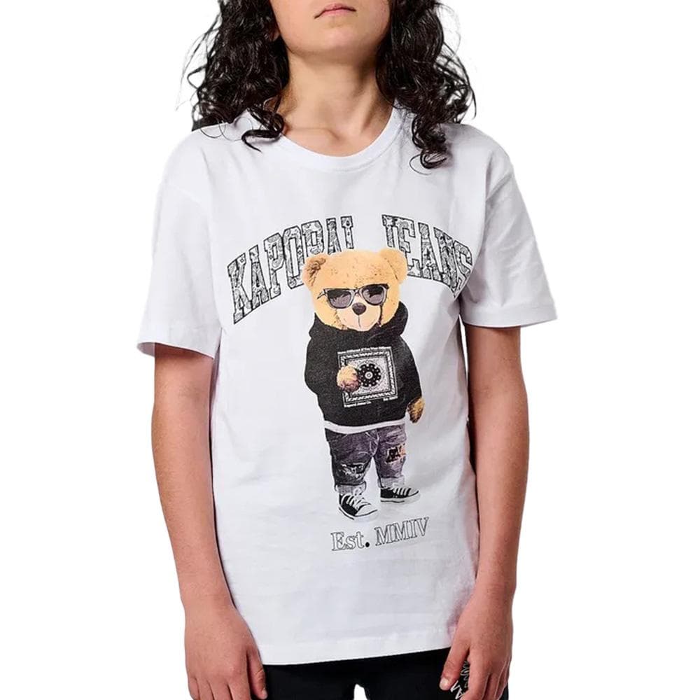T-Shirt Blanc Garçon Kaporal Onour 1
