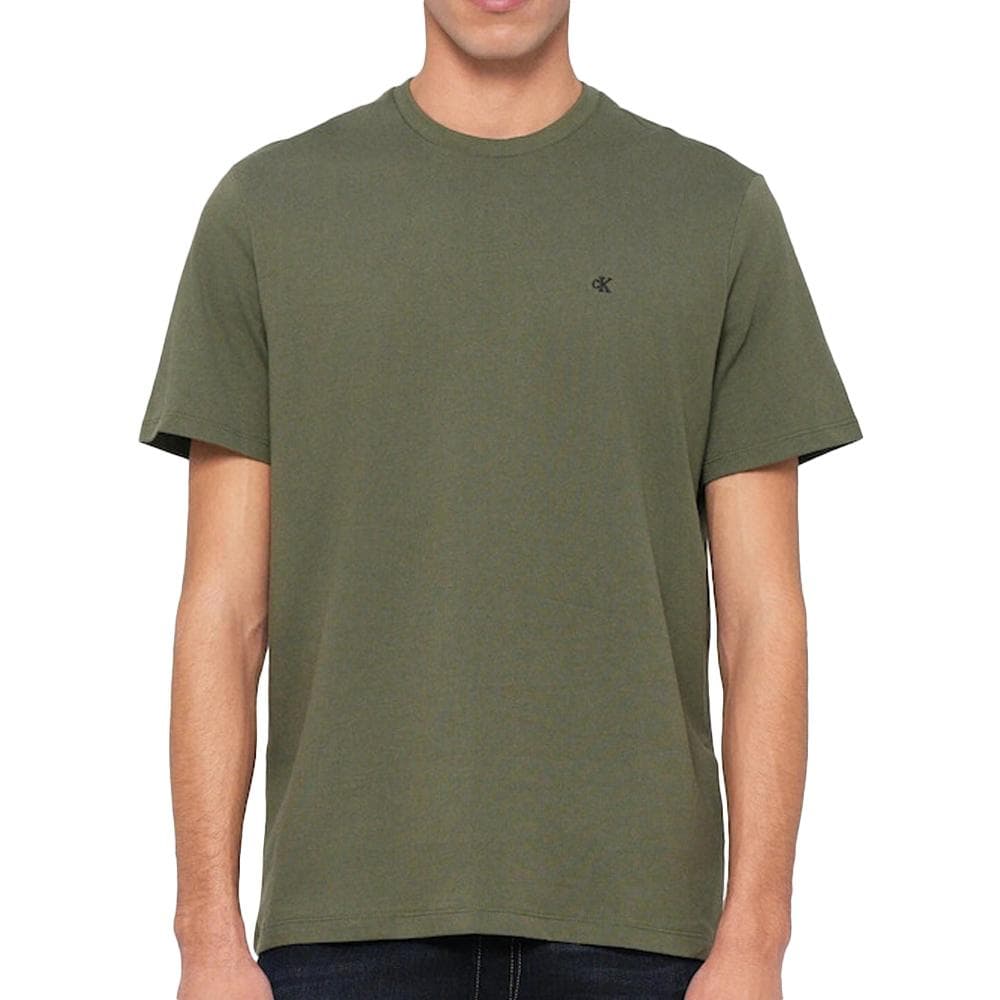 T-Shirt Kaki Homme Calvin Klein Jeans Classics 1