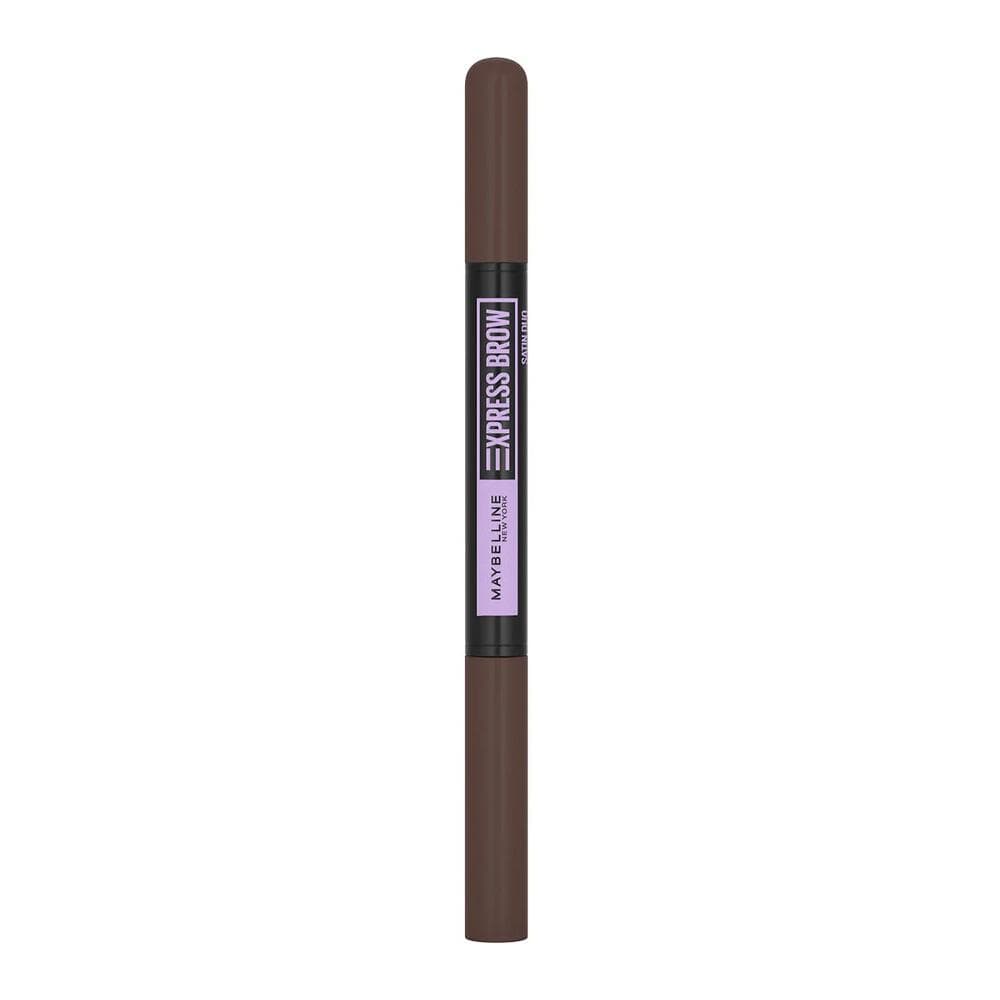 Crayon à Sourcils Double Embout Express Brow Satin Duo Maybelline New York 004 Marron Foncé 1