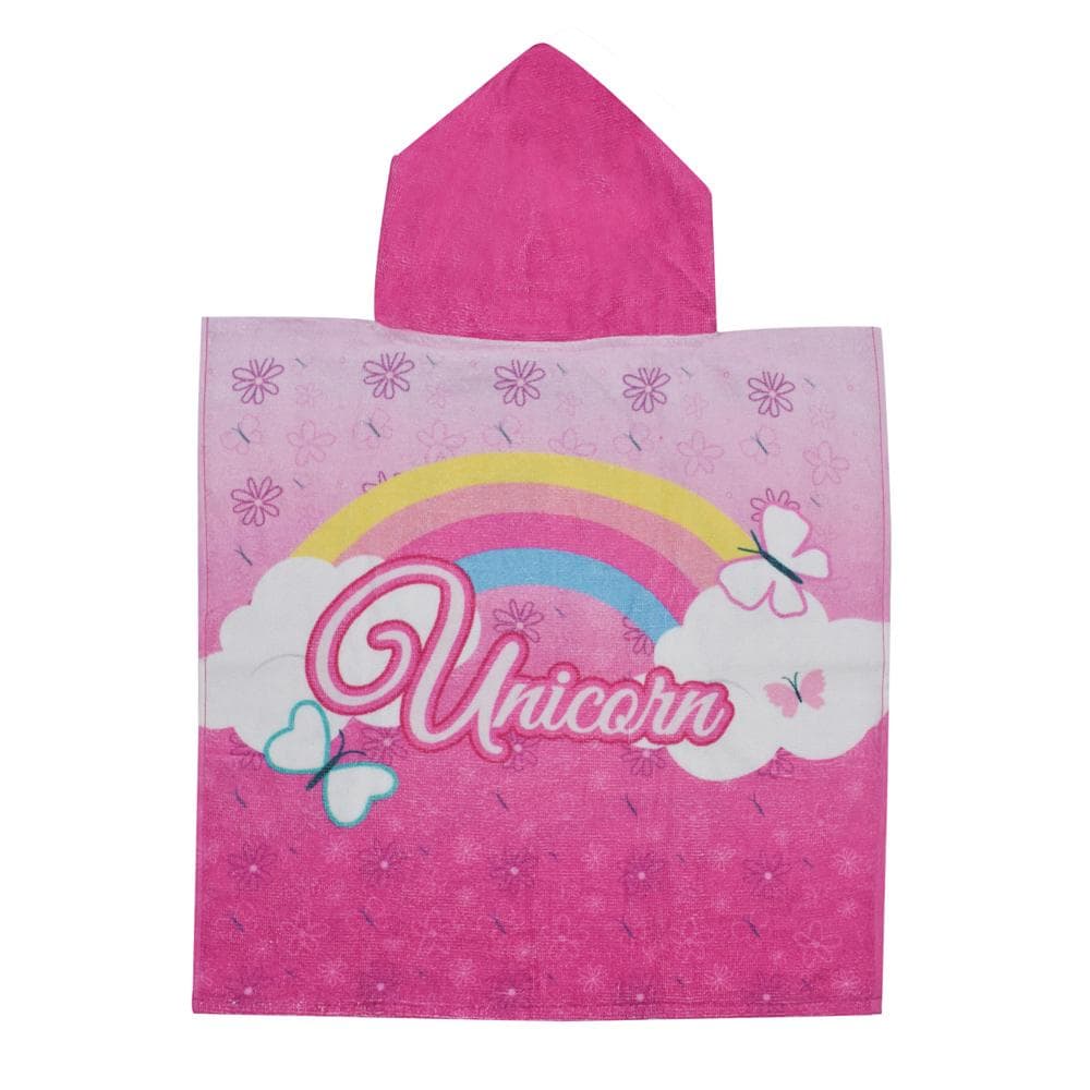 Poncho Rose Fille Sport Zone Licorne 2