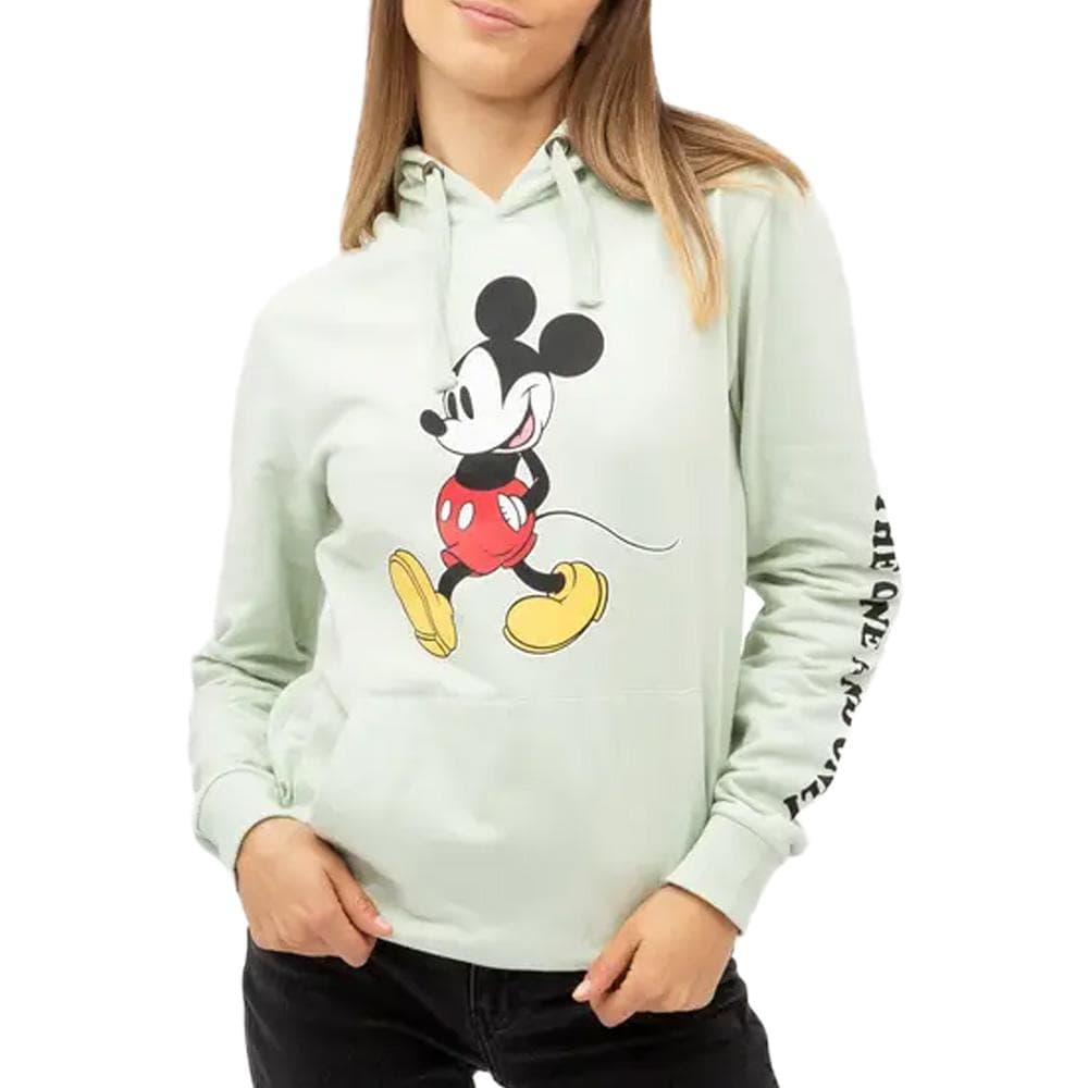 Sweat à Capuche Vert Femme Disney Mickey One & Only 1
