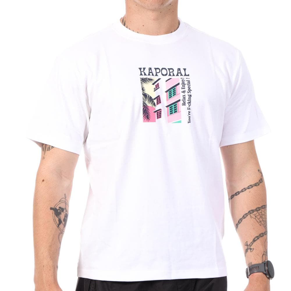 T-Shirt Blanc Homme Kaporal TYSONE 1
