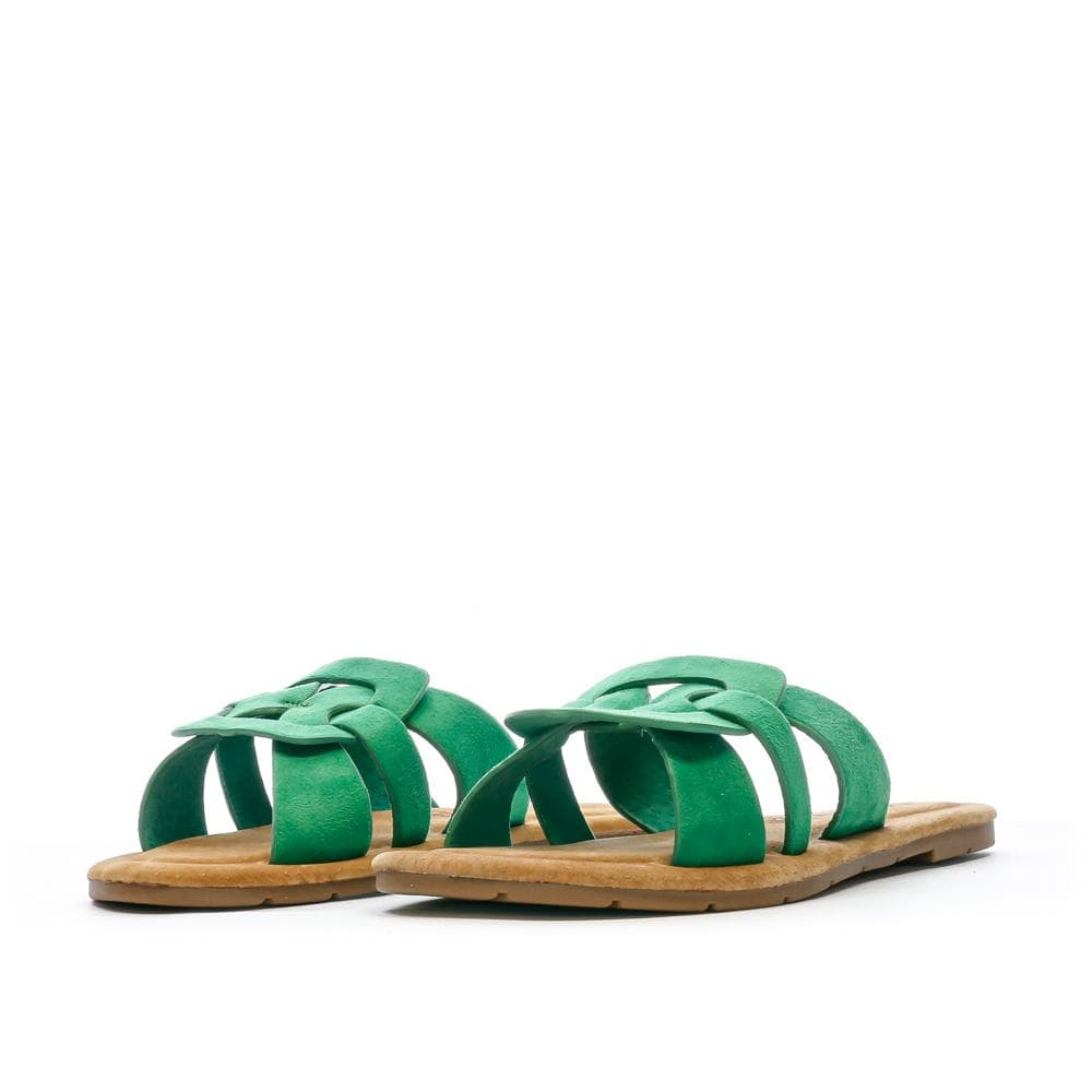 Claquettes Vertes Femme Chattawak Pace 5