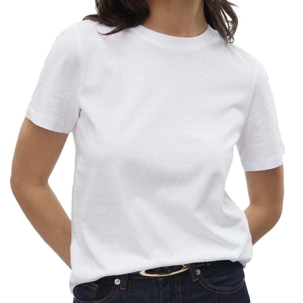 T-shirt Blanc Femme Vero Moda Paulina 1