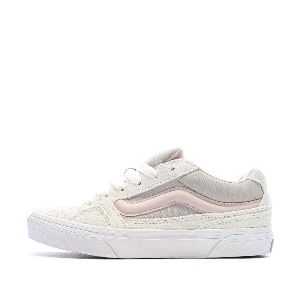 Baskets Blanches/Rose Pale/Grises Femme Vans Caldrone 1