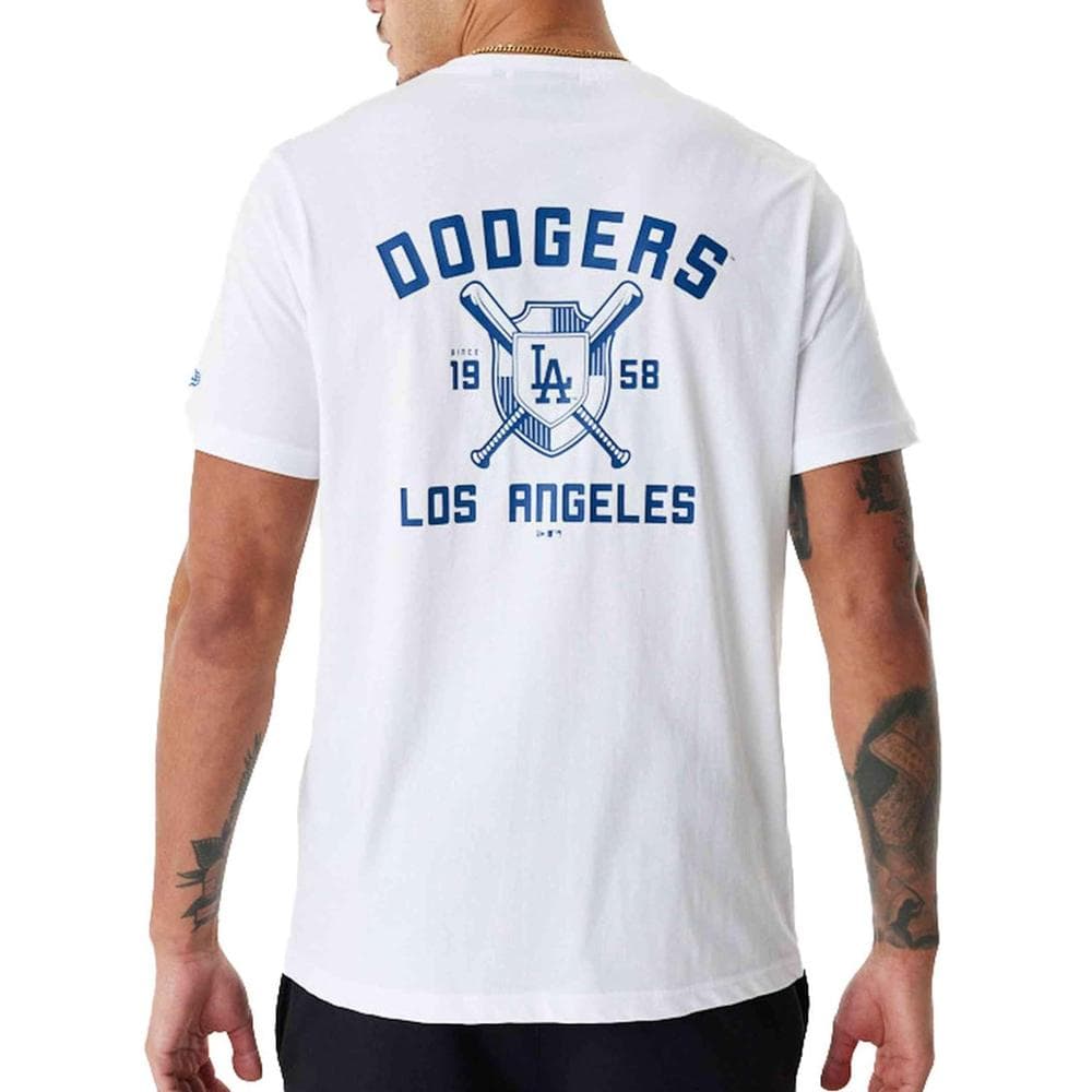 T-shirt Blanc Homme New Era Team Graphic Losdod 2