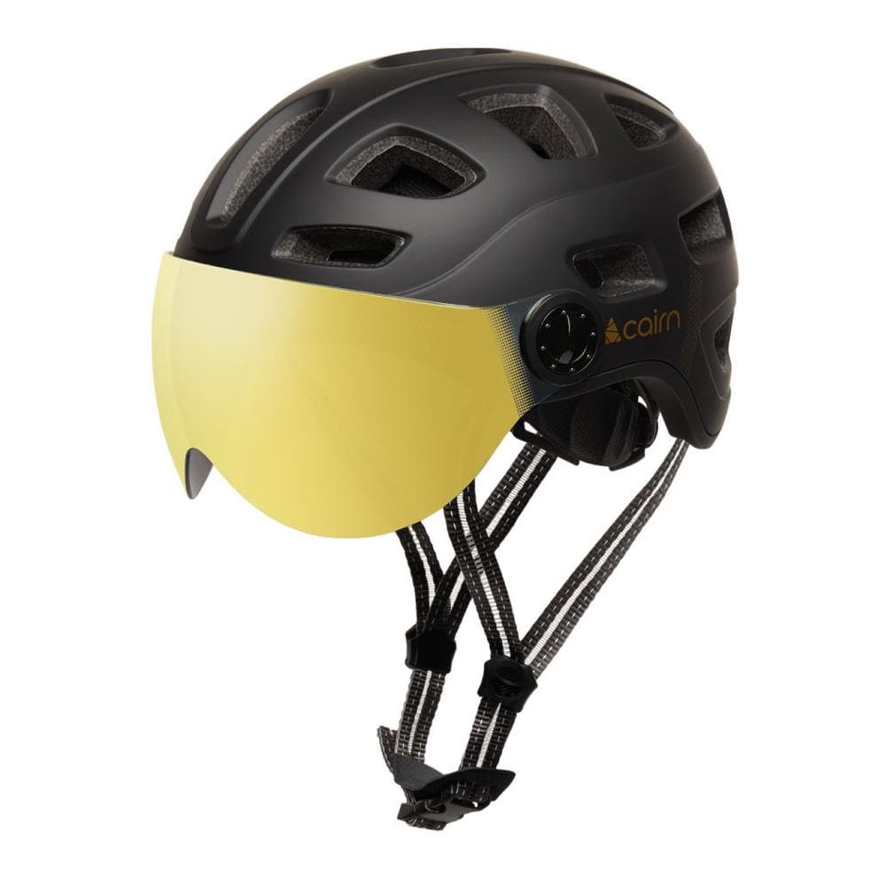 Casque de Vélo Noir Adulte Cairn Quartz Visor Led 1