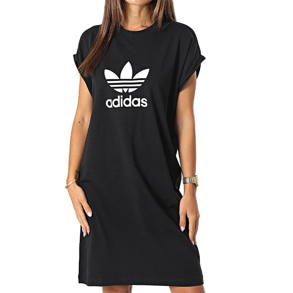 Robe Noir Femme Adidas New IC5483 1