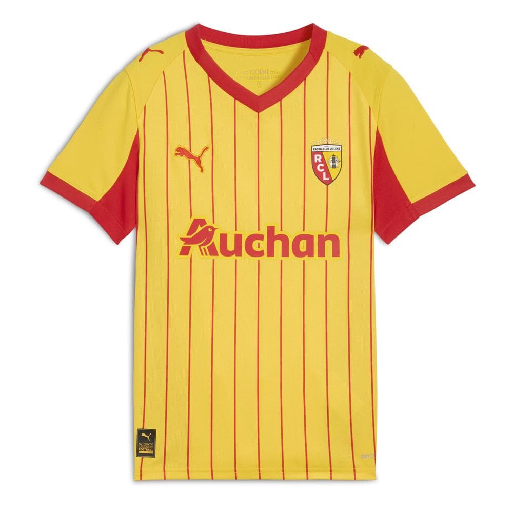 RCL Maillot de Football Jaune/Rouge Garçon Puma 25/26 1