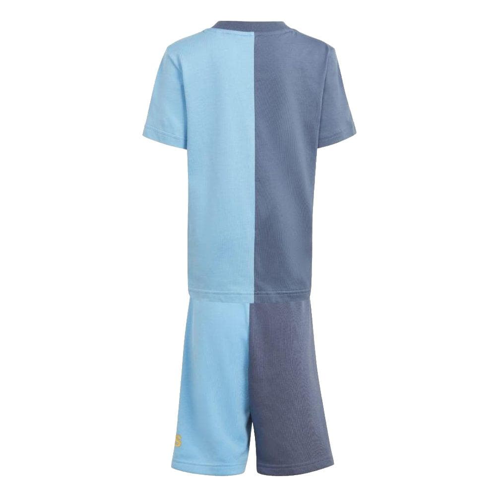 Ensemble Turquoise/Marine Garçon Adidas IS2677 2