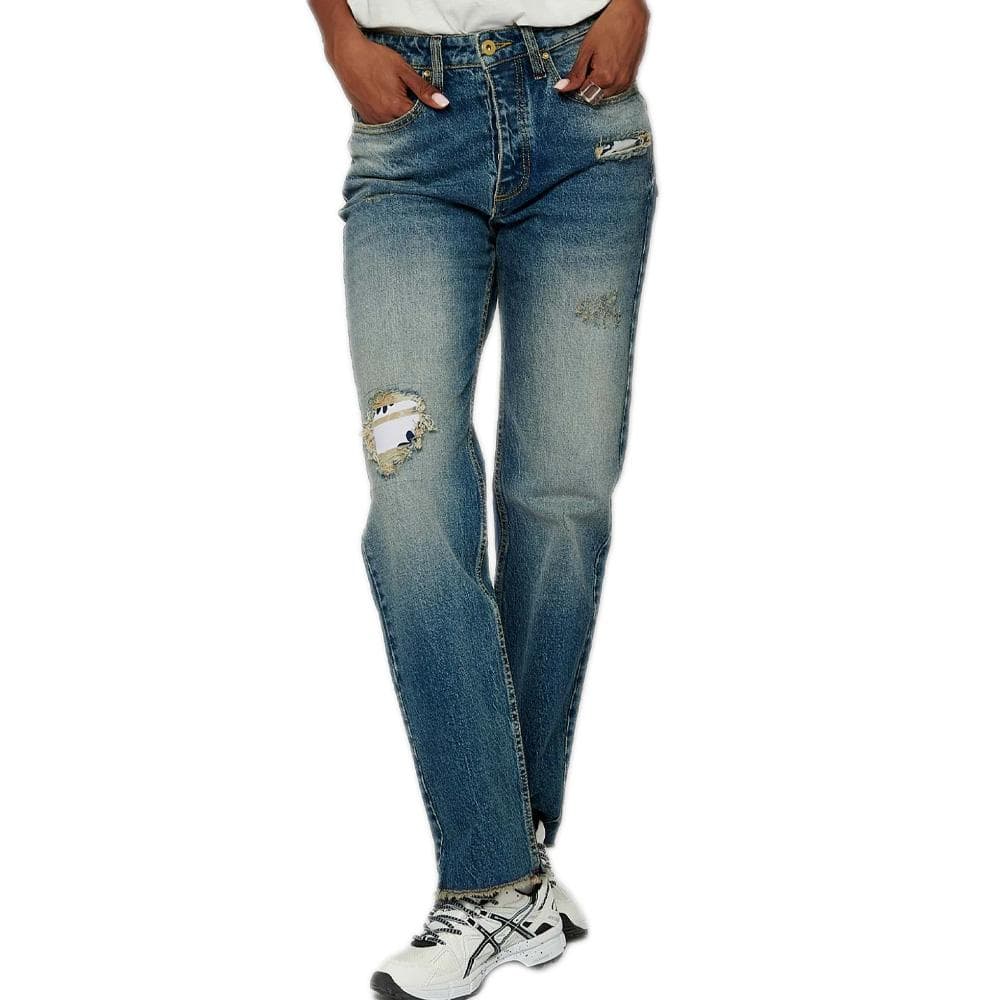 Jean Droit Bleu Femme Kaporal BEKKI 1