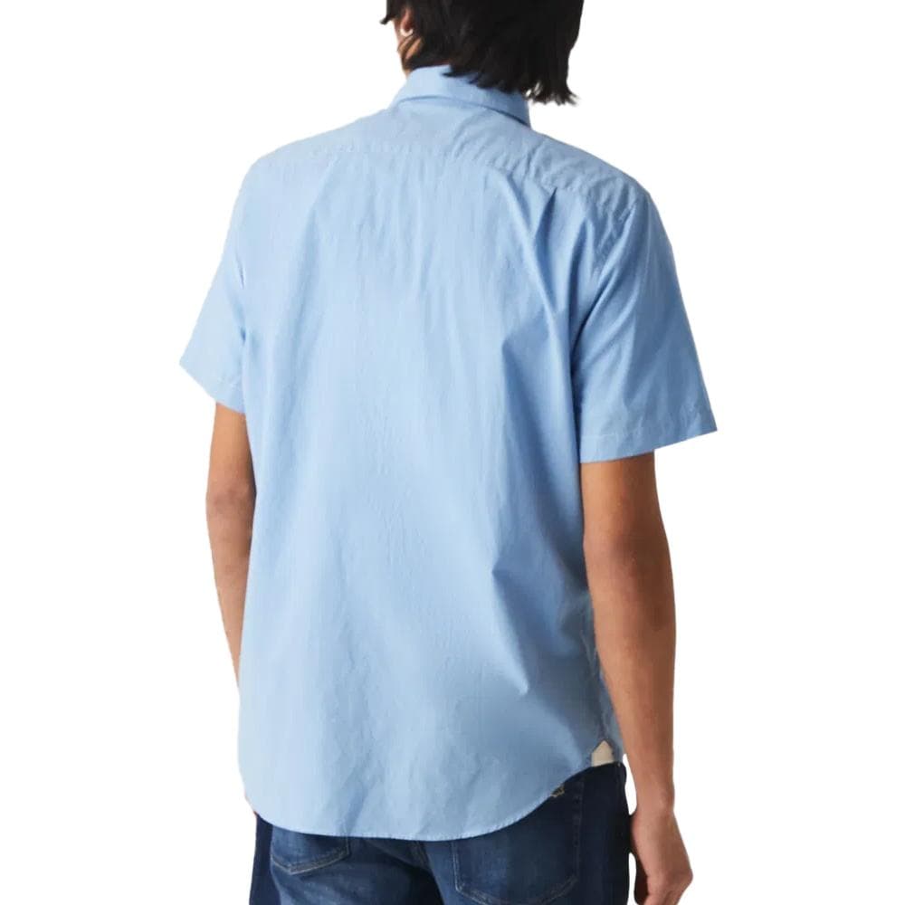 Chemise Manches Courtes Bleu Homme Lacoste Turquin 2