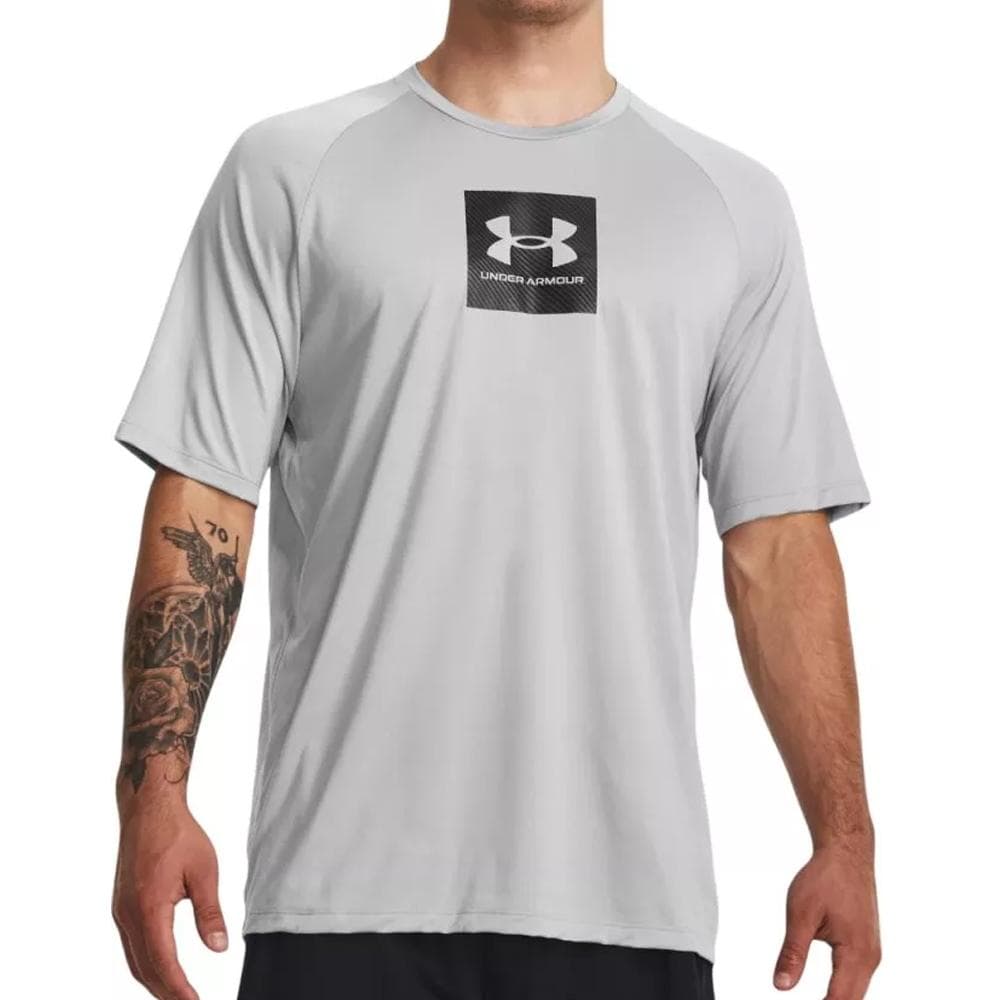 T-shirt Gris Homme Under Armour Tech Prt 1