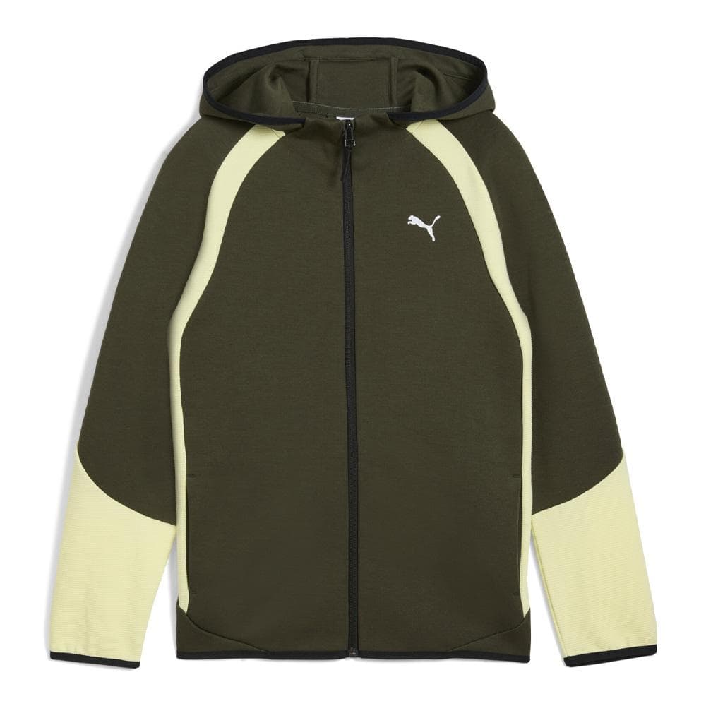 Sweat Zippé Vert Garçon Puma Evostripes 1
