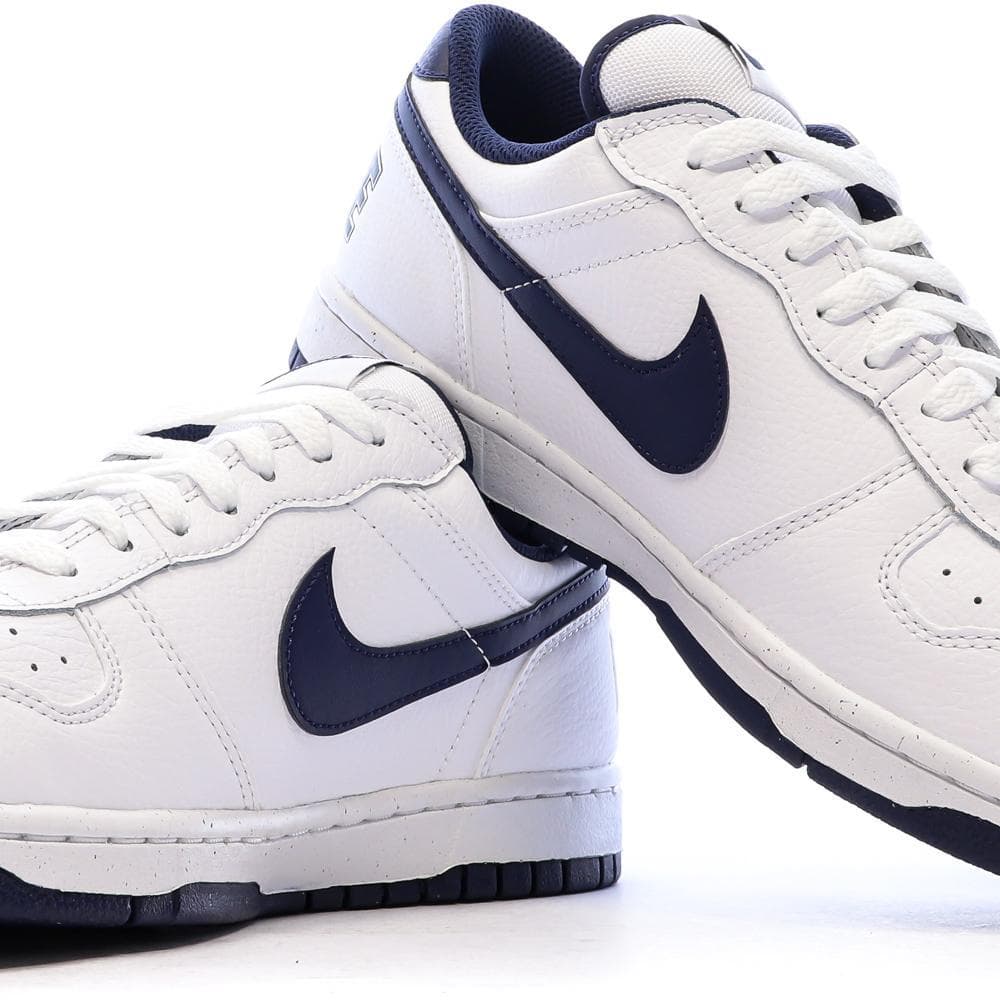 Baskets Blanches/Marines Homme Nike Big Nike Low 6