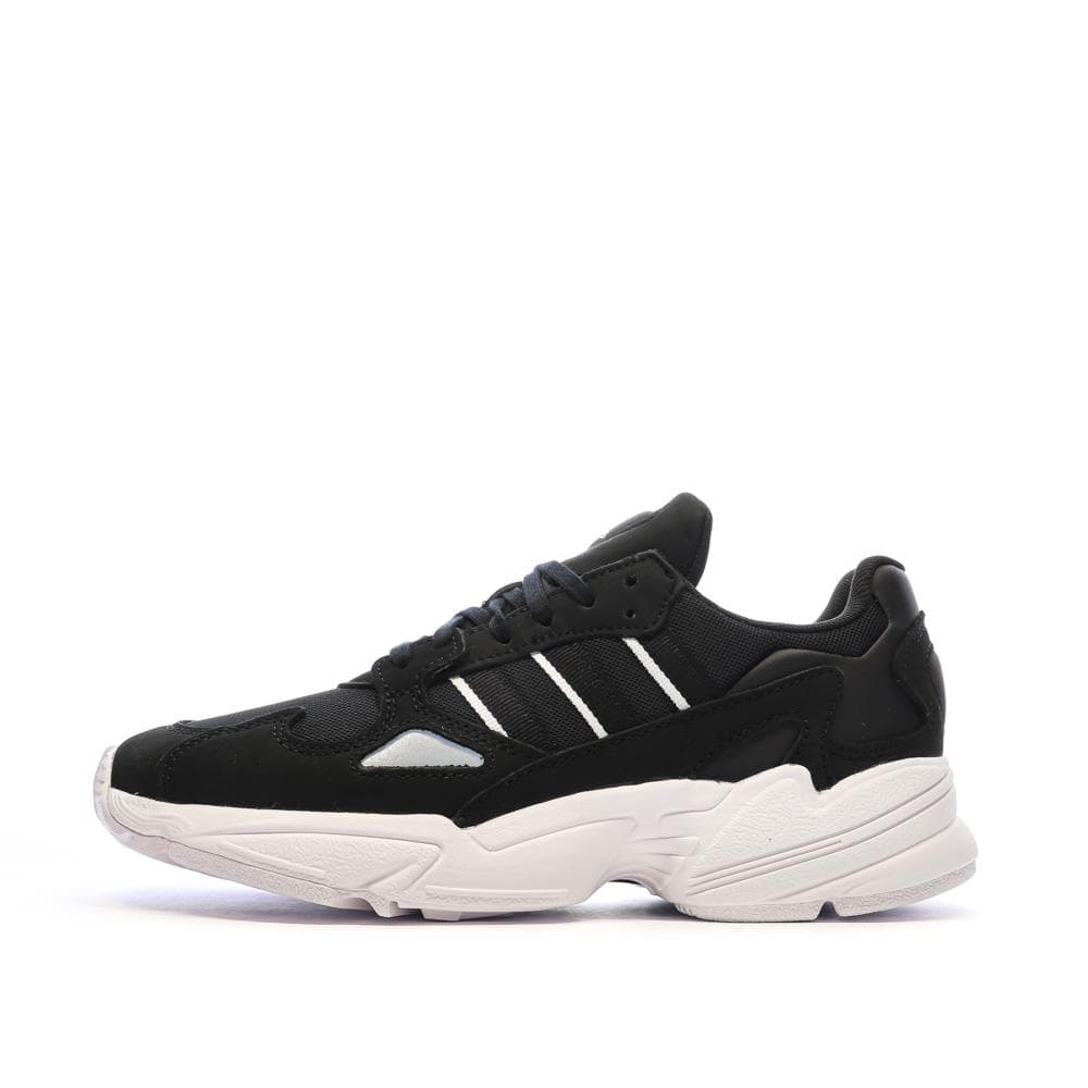 Baskets Noires/Blanches Femme Adidas Falcon 1