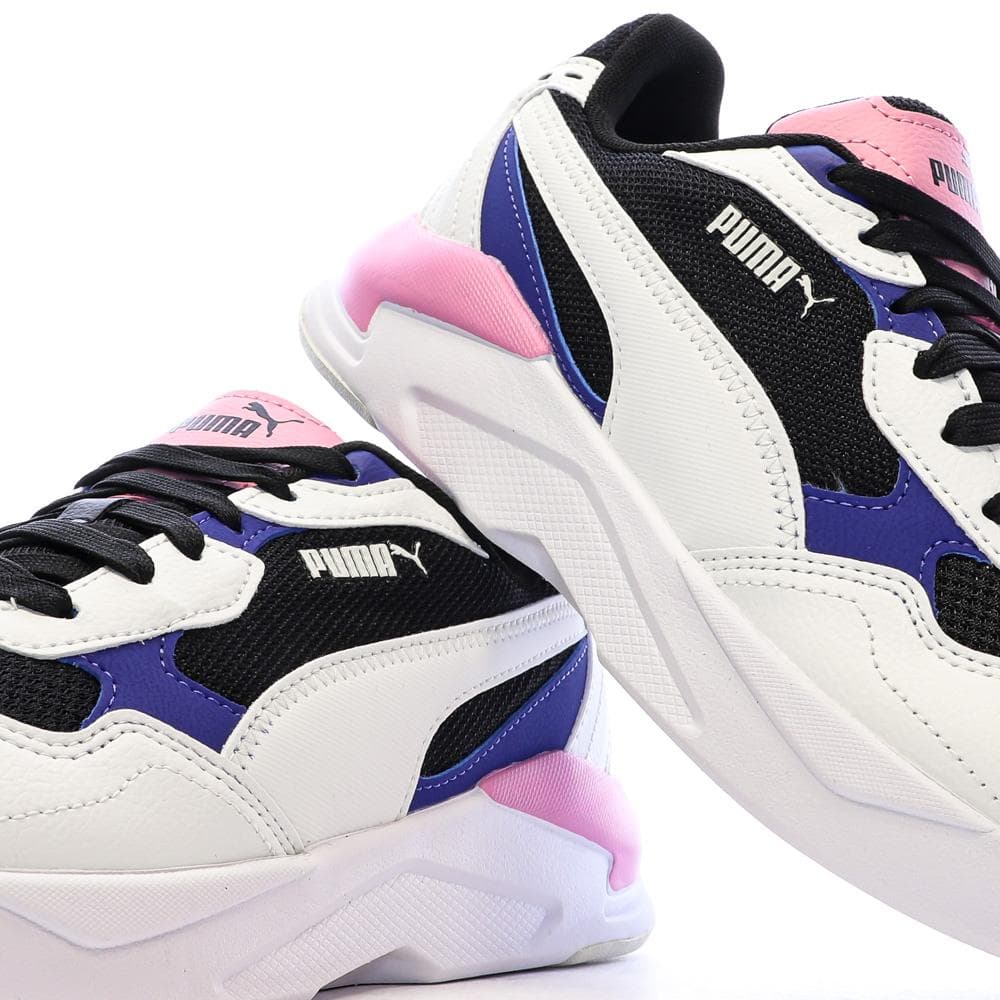 Baskets Blanches/Noires/Roses Femme Puma Xray Speed Lite 7
