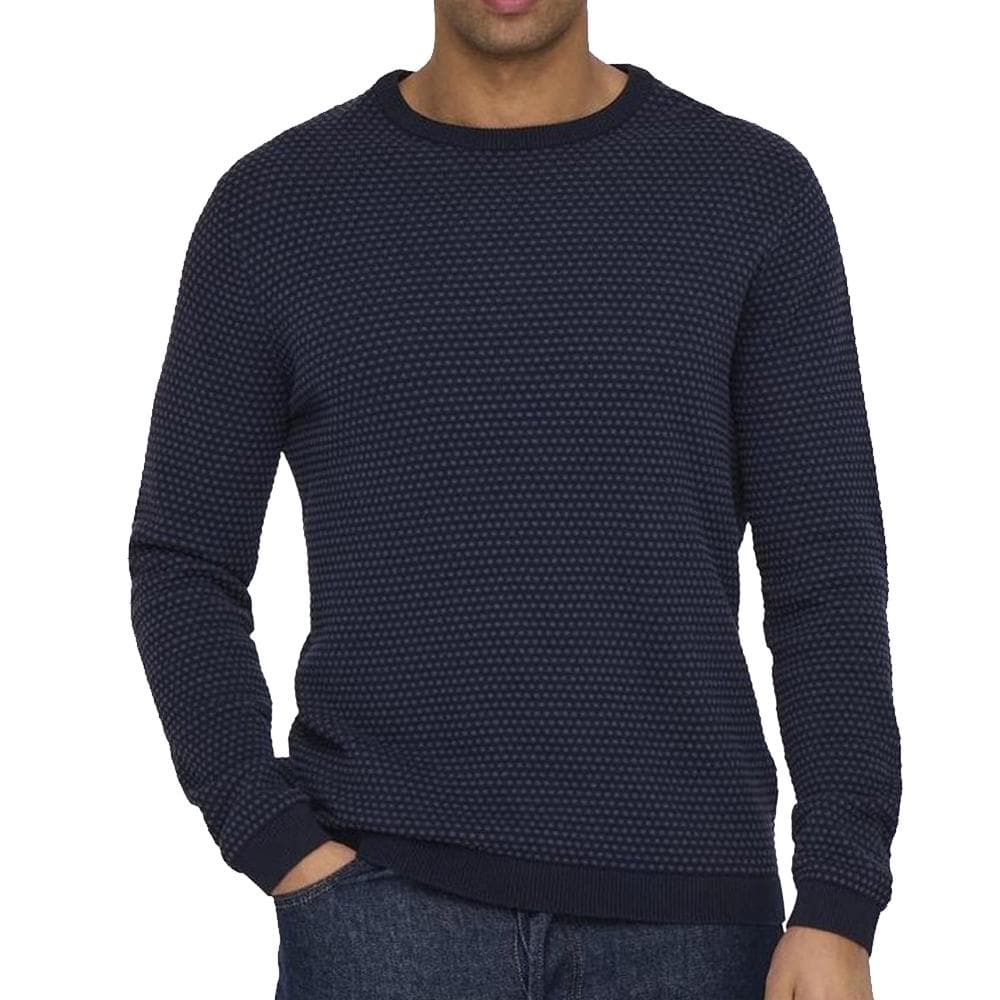 Pull Marine Homme Only & Sons Tapa Reg 12 1