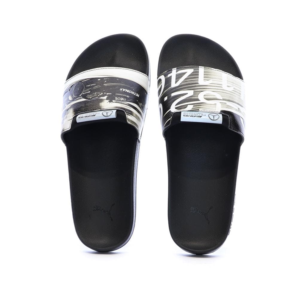 Claquettes Blanches/Noires/Argent Homme Puma 308368 3